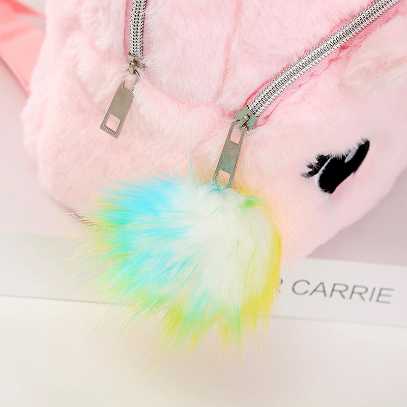 2020 Unicorn Plush Cartoon School Bag Animal Soft Stuffed Plush Backpack Bag For Children Toy