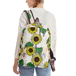 2020 Amazon New Sunflower 3D School Bag Backpack Oxford Cloth Outdoor Travel Backpacks