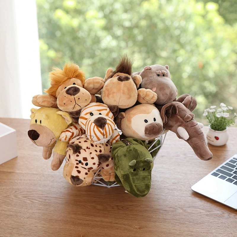 Wholesale Korean Version Cartoon Animals Plush Pencil Case Creative Children Plush Toy Storage Bag Pencil Case