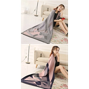 Autumn Winter New Cashmere Scarf Women Thick Shawl Keep Warm Wild Double-Sided Dual-Use Jacquard Scarves