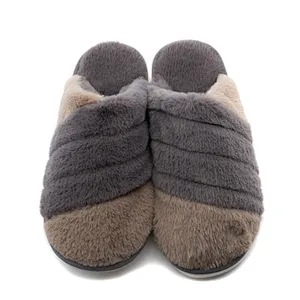 Autumn Winter Home Couple Shoes Soft Bottom Non-Slip Home Indoor Men Women Thread Cotton Shoes Cotton Slippers