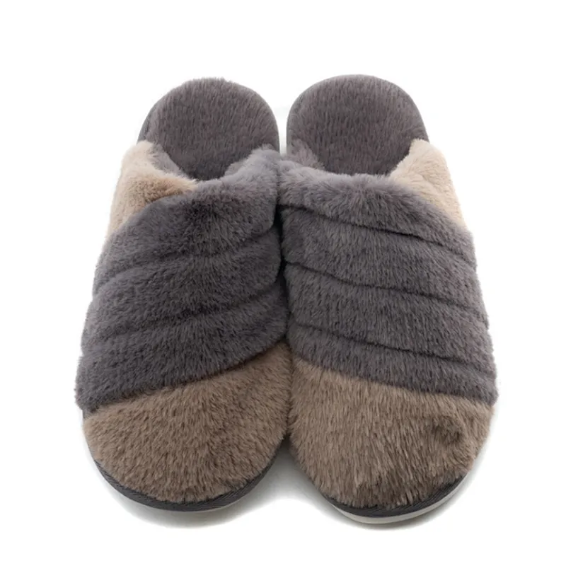 Autumn Winter Home Couple Shoes Soft Bottom Non-Slip Home Indoor Men Women Thread Cotton Shoes Cotton Slippers