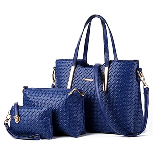Wholesale High End Designer Fancy Ladies Leather Handbag Sets