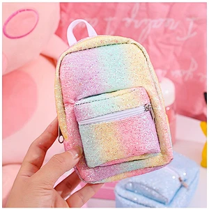 Factory wholesale glitter small wallet female simple cute sports key mobile phone wrist arm bag arm coin storage coin purse