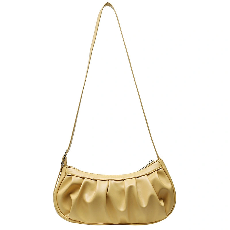 Underarm Handbags New 2020 Fashion Messenger Bag Folded Western Style Portable Small Bag Korean Version Dumpling Bag