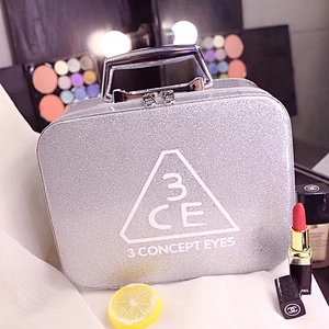 Professional Glitter PU Cosmetic Travel Makeup Trunk Case Large Capacity Make Up Organizer Storage Bag Beauty Case