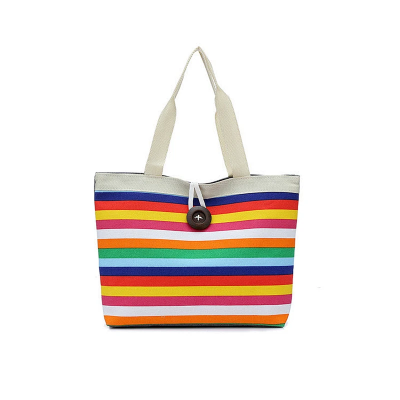 Plain Canvas Bag Shoulder Reusable Shopping Bag