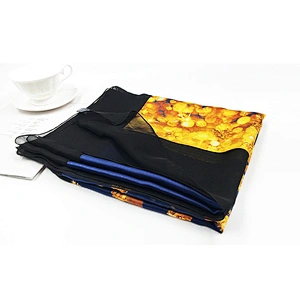 Luxury Elegant Autumn Winter Ladies 100% Silk Scarf Long Silk Scarves Shawl For Women