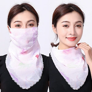 Wholesale Custom Printing Neck Gaiter Face Scarf Bandana With Adjustable Ear Loops For Women