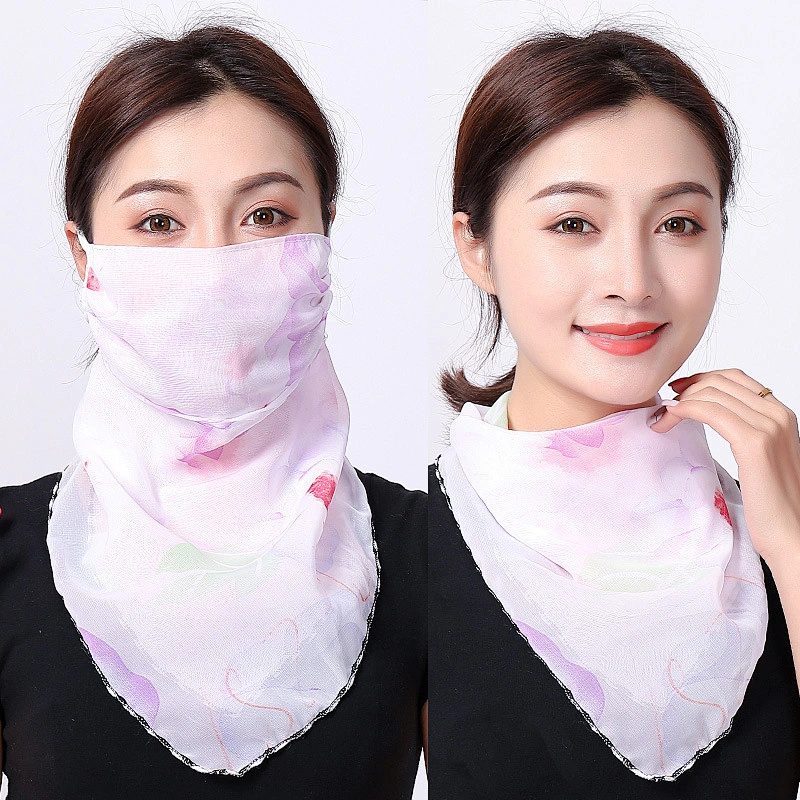Wholesale Custom Printing Neck Gaiter Face Scarf Bandana With Adjustable Ear Loops For Women