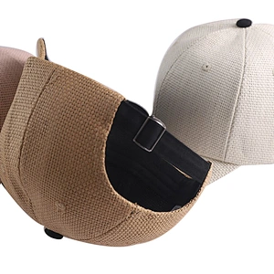 2020 New Design Fashion Straw Hat Beach Sunshade Baseball Straw Hat