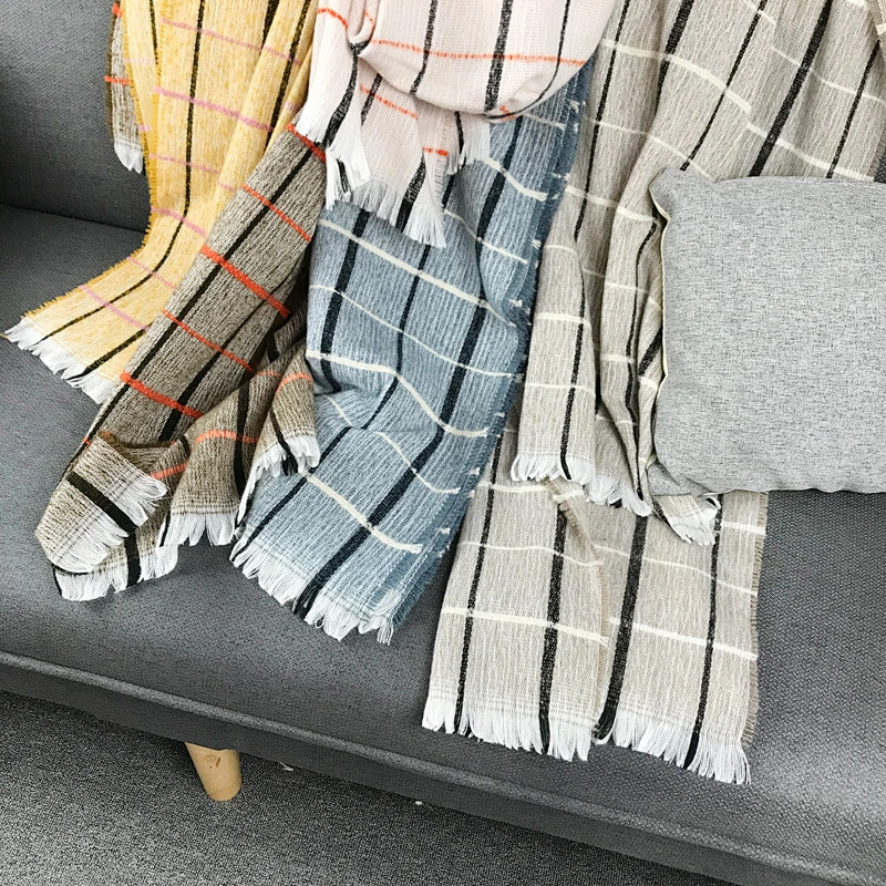 2020 Winter New Scarf Korean Version Thickening Student British Couple Scarves Wholesale