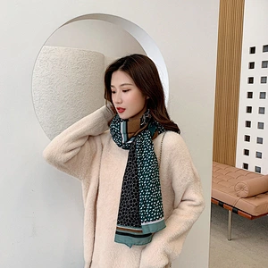 2020 New Style Extended Printed Silk Scarf Women Fashion Wild Linen Scarf Travel Warm Shawl In Winter