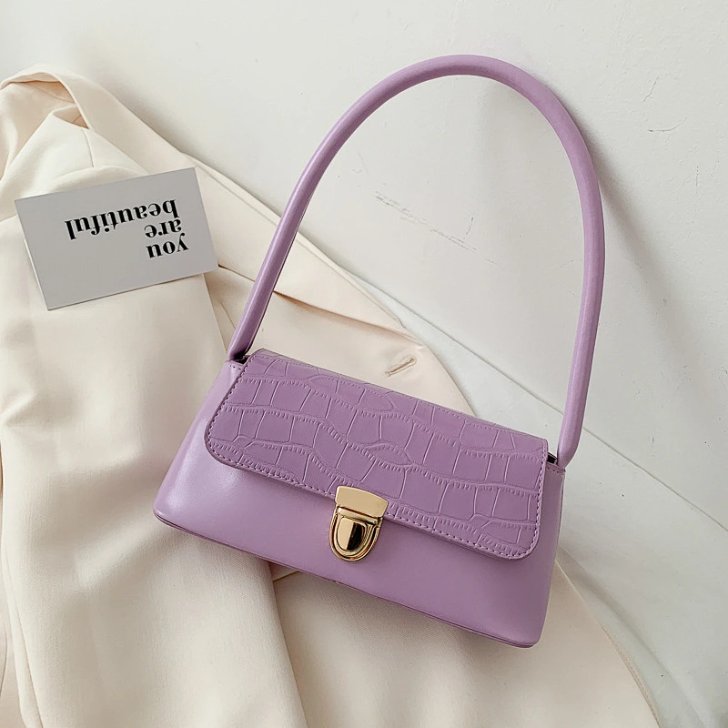 New Design Women Black White PU Leather Fashion Handbags 2021 Popular Simple Crossbody Shoulder Bag For Ladies