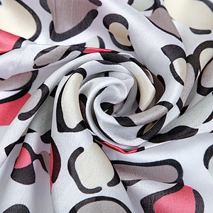New simulation silk scarf spot printed elegant creative scarf beach towel shawl silk satin scarf