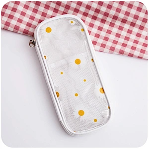 TPU Transparent Pencil Case Multi-Function Ins Small Portable Female Student Girl Pencil Case
