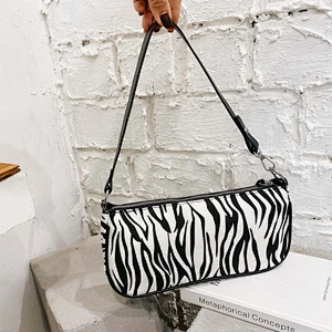 Personality Custom 2021 French Style Bags Ladies Handbag Zebra Print Baguette Bag Women Shoulder Bags