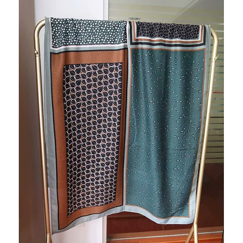 Fashion All-Match Graffiti Printing Women'S Shawl Scarf Can Be Customized