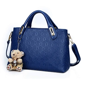 Fashion Cork Fabric Wholesale Tassel toy pendant Pu Leather Lady Handbag Sets ladies bags designer 4 piece handbag set