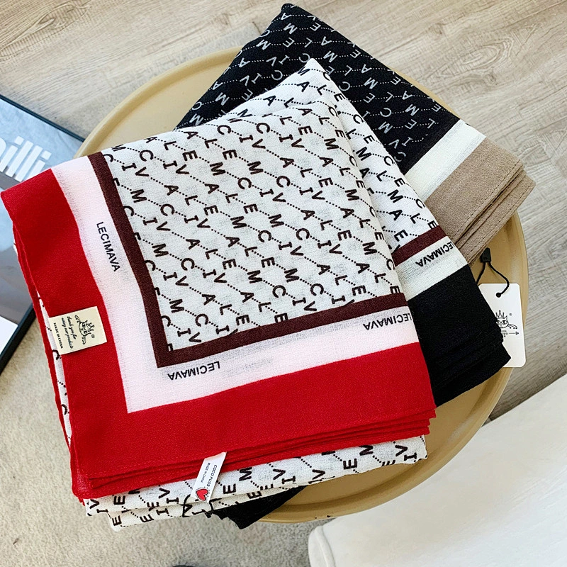 Hot Sale Printed Style Breathable Ladies Shawl Popular Fashion Scarf