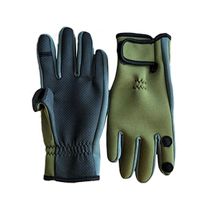 Men Outdoor Activities Gloves Neoprene Fishing Gloves Cycling Anti-slip Waterproof Warm Gloves