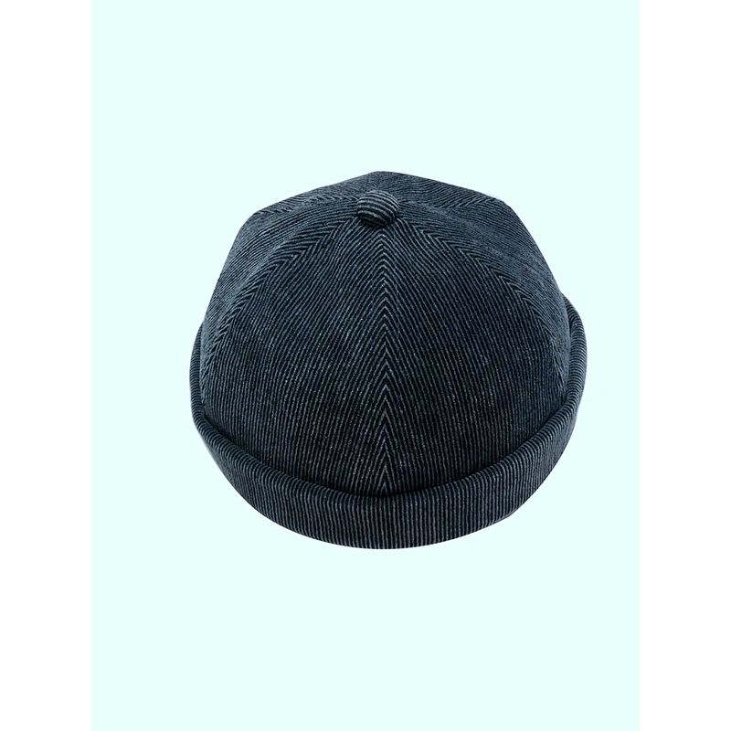 New Designer Custom Fashion Men Unisex Skullcap Sailor Cap Landlord Hat Beanie Rolled Cuff Retro Brimless Hat