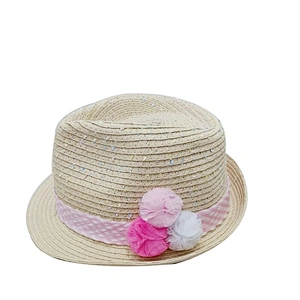 Women Wide Brim Beach Sun Hat Straw Panama Foldable Roll Up Hat Floppy Paper Straw Hat