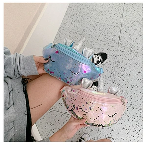 New fashion cartoon small bag 2020 spring children's backpack diagonal waist bag parent-child cute outdoor backpack