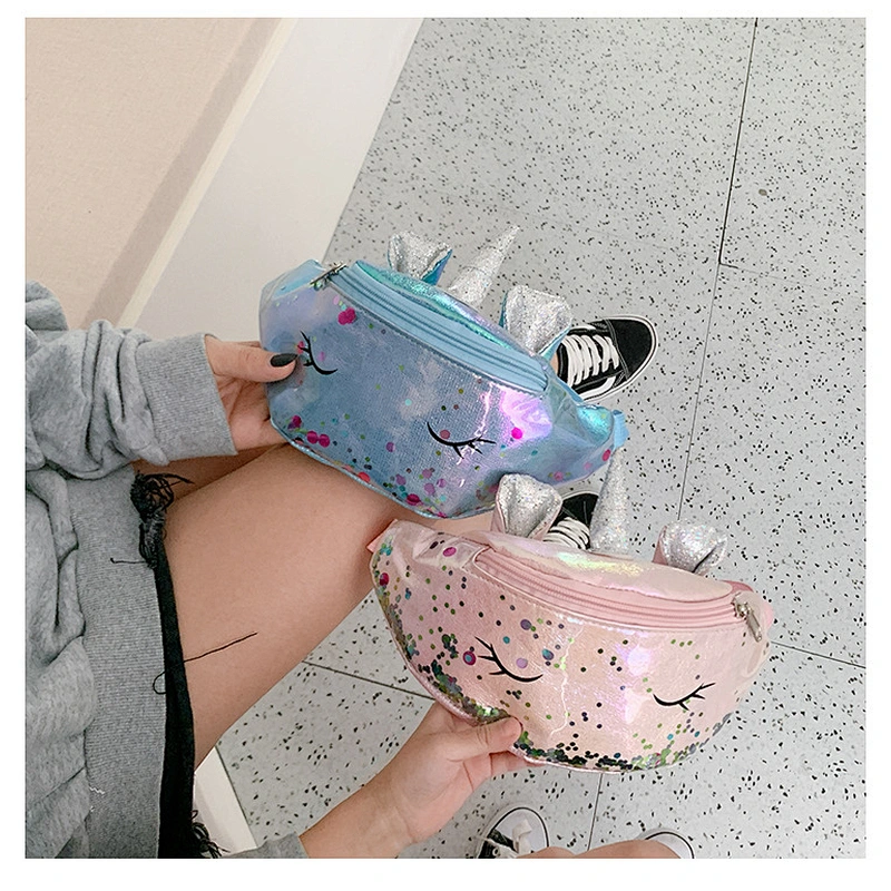 New fashion cartoon small bag 2020 spring children's backpack diagonal waist bag parent-child cute outdoor backpack