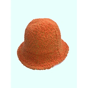 Cheap Lady Solid Thickened Soft Warm Fishing Outdoor Vacation Winter Hat Lamb Wool Bucket Hat