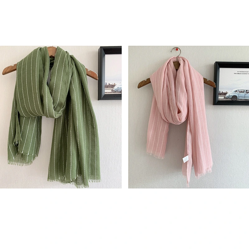 Scarf 2020 European Linen Fringed Ethnic Scarf Women Thick Warm Scarf In Winter