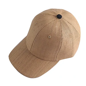 2020 New Design Fashion Straw Hat Beach Sunshade Baseball Straw Hat