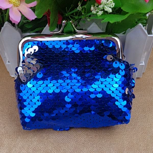 Factory direct sale new sequin coin purse cute series shiny shell buckle bag