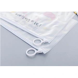 Cheap Wholesale School Office Stationery Clear Kawaii Unicorn Transparent Custom Cute Kids Pencil Case