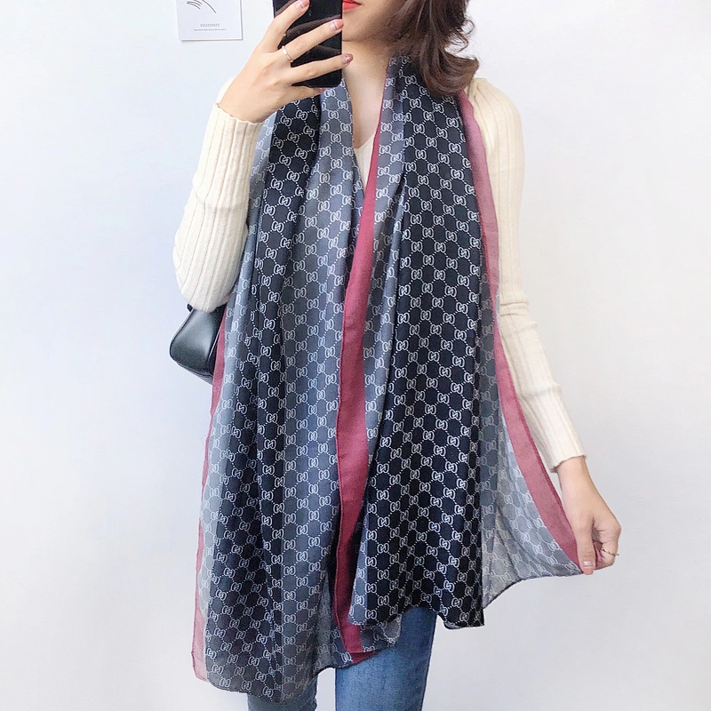 2020 Autumn New Scarf Female Korean Version Wild Thin Dual-Use Linen Scarf Cotton And Linen Gauze Scarves Wholesale