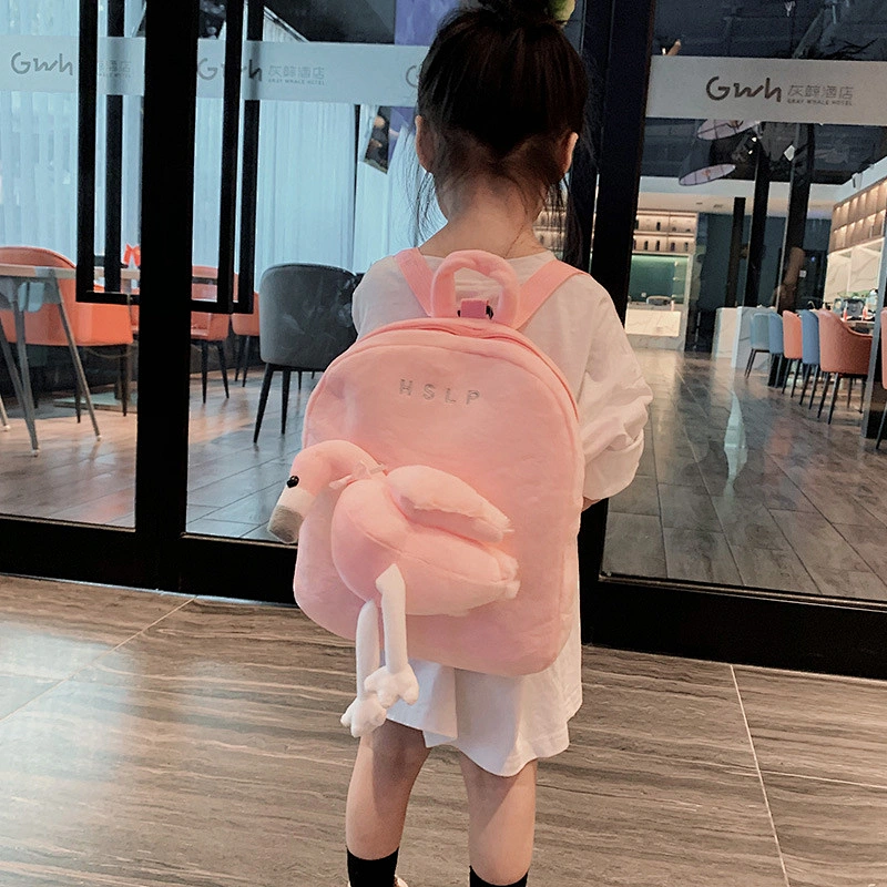 Wholesale Children Boy Girl School Bag Zoo Animal Kid Backpack Plush Toy 3d Cartoon Backpack