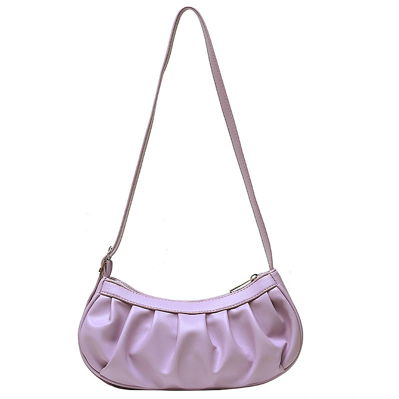 Underarm Handbags New 2020 Fashion Messenger Bag Folded Western Style Portable Small Bag Korean Version Dumpling Bag