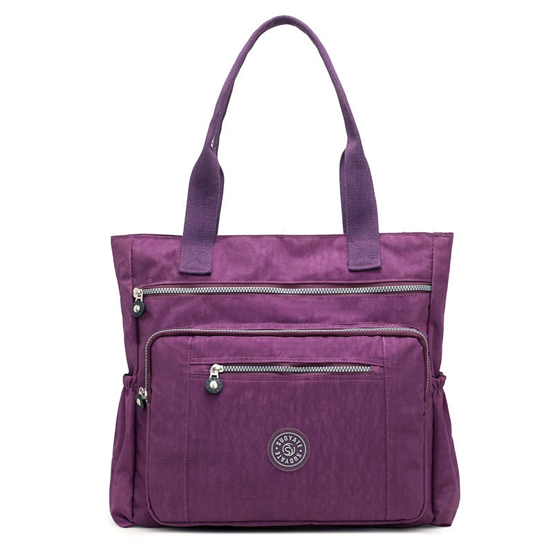 Factory Wholesale Custom nylon Women Handbag Fashion Lady Shoulder Bag Hot selling winter handbag Tote