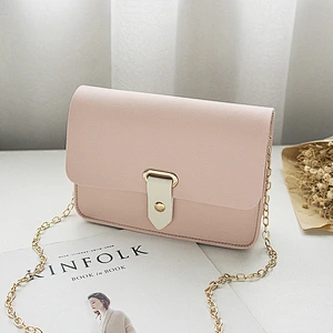 Women Messenger Bags Korean Small Square Bag Mini PU Leather Shoulder Bags
