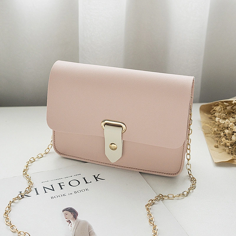 Women Messenger Bags Korean Small Square Bag Mini PU Leather Shoulder Bags