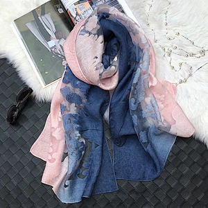 MY Cloud Jacquard Sunscreen Silk Scarf Hijab Scarfs Summer Lady Shawl Beach Cover-ups Scarves Wraps