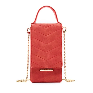 Wholesale Ladies Shoulder Bag Fashion Multifunctional Messenger Bag PU Chain Ladies Mobile Wallet