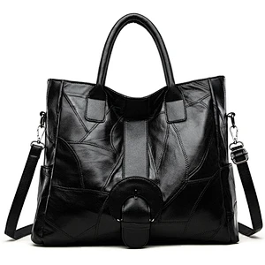 New fashion womens genuine leather tote shoulder bag ladies handbag
