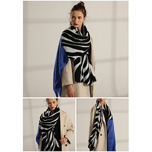 Variety Of Styles 2020 Europe Thick Warm Women Shawl Mid-Length Trend Cashmere Scarf