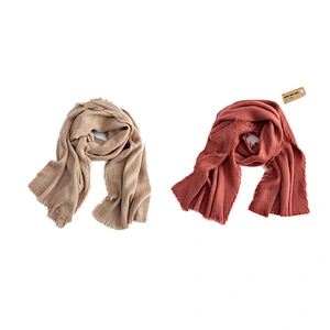 60*200cm factory direct winter scarf women's warm solid color cashmere scarf