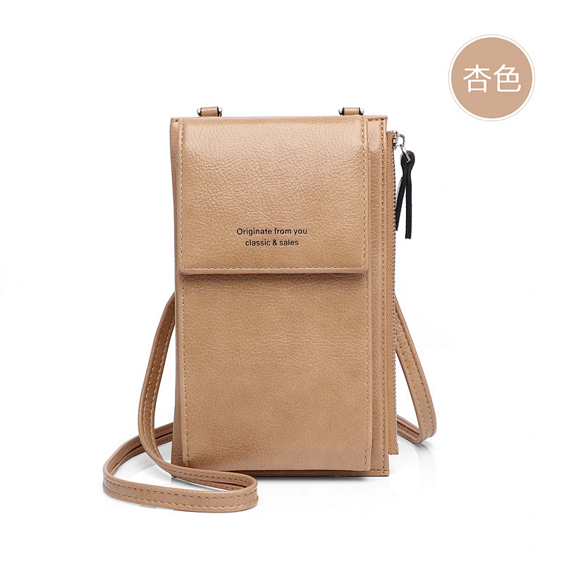 Hot Sale Fashion Ladies Wallet Solid Color Small Diagonal Bag Rectangular Women'S Shoulder Bag