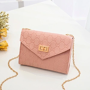 Cheap Price Lady Fashion Mini Messenger Bag Small Pu Leather Chain Shoulder Bag