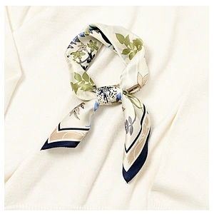 Korean Style 53x53cm Small Square Scarf Wild Professional Flight Attendant Small Scarf Decorative Bandana Scarf