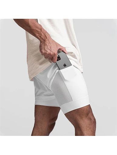 MERRY man sports shorts outdoor running squat breathable mesh lining with pocket speed fast dry short pant wear