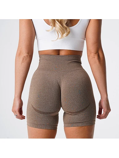 MERRY Fitness Apparel Woman Biker Workout Sports Seamless Yoga Gym Shorts